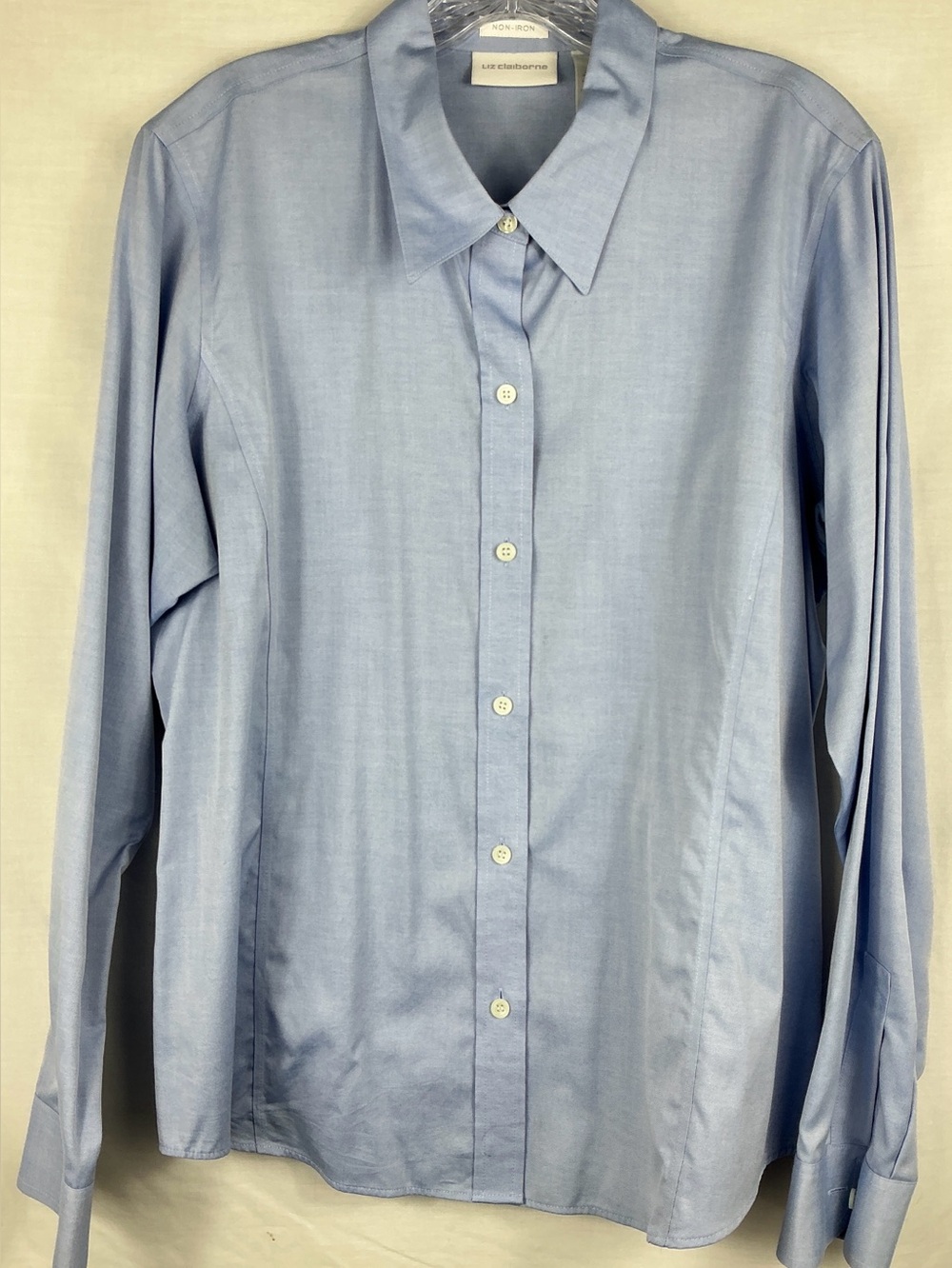LIZ CLAIBORNE Blue Oxford Shirt Womens 14